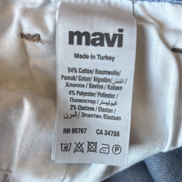 Mavi Tess Embellished High Rise Skinny Jeans in Indigo Pearl Size 29 EUC - Picture 6 of 12